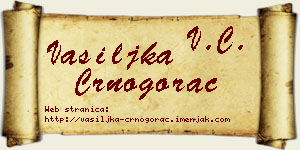 Vasiljka Crnogorac vizit kartica